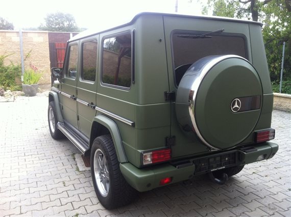 polep 3M od abartstyle 3M Mercedes G zelená matná